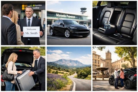 Privat transfer från Marseille Flygplats till Aix en Provence