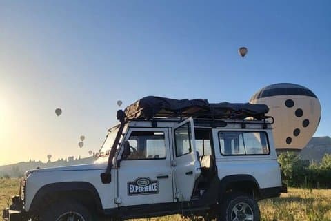 Safari en jeep au coucher du soleil en Cappadoce