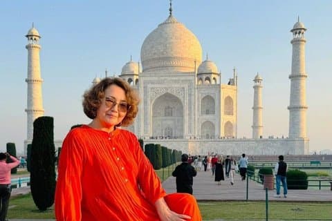 Jaipur till Agra dagstur med Fatehpur Sikri och Abhaneri