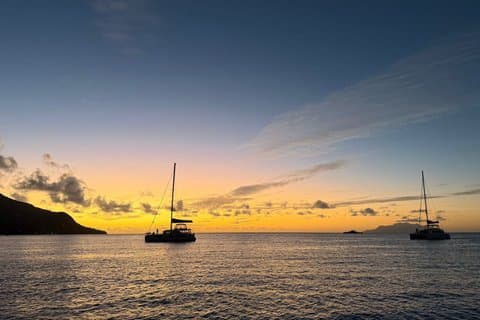 Private Sunset Cruise from Praslin Island
