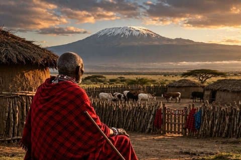 Safari di 4 giorni Mid Range e visita ai Masai