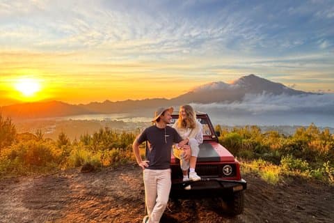 Privat Mount Batur Jeep Sunrise 1450 MASL med plocka upp och släppa