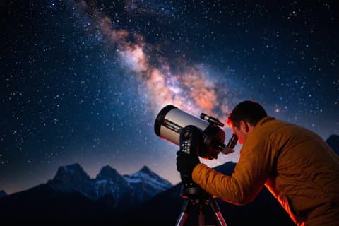 Banff Stargazing : Ver Saturno & la Luna con un Telescopio