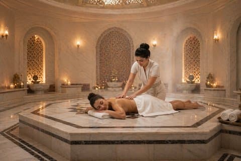 Alanya tyrkisk bad og spa oplevelse