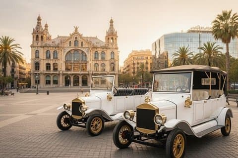 Privat Tuk Tuk-tur till Gaudí och Sagrada Familia med höjdpunkter