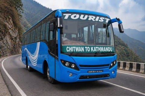 Chitwan til Kathmandu turistbuss billett (Luksus sofa)