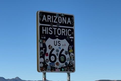 Arizona Route 66 Self Guided Driving Tour From East to West