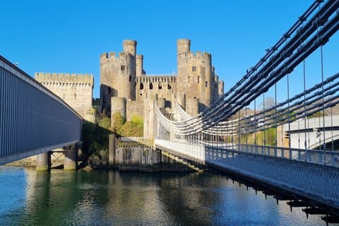 Conwy Town & Castle exterieur open groepstour met officiële gids