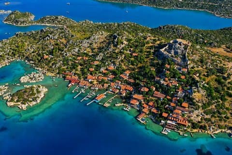 Kekova båttur med St Nicholas kyrka och Limyra från Kemer