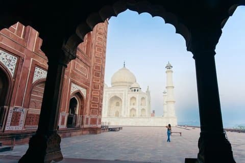 Taj Mahal tur med entrébilletter & regering guide med tilføjelser