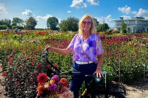 Dahlia Bicycle Tour Exploring Dahlias and Windmills