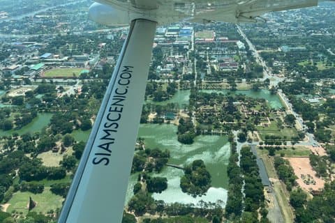 Viagem aérea de Ayutthaya Heritage