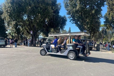 Rom Golf Cart tur for krydstogt passagerer