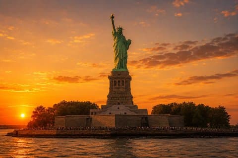 Croisière au coucher du soleil et de nuit sur les toits de New York