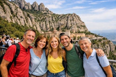 Barcellona & Montserrat : semi-privato con pick-up & skip-the-line