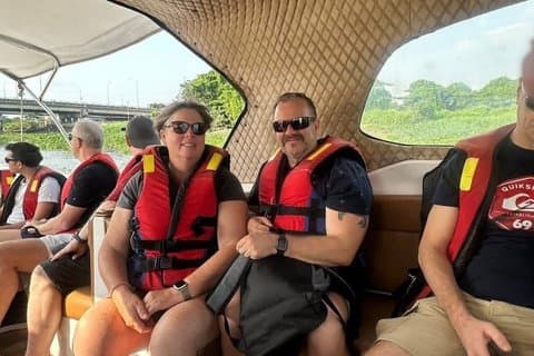 Saigon River Flucht nach Cu Chi Tunnels