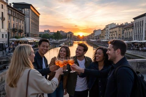 Mailänder Rundgang im Kanalviertel mit Mailänder Aperitif