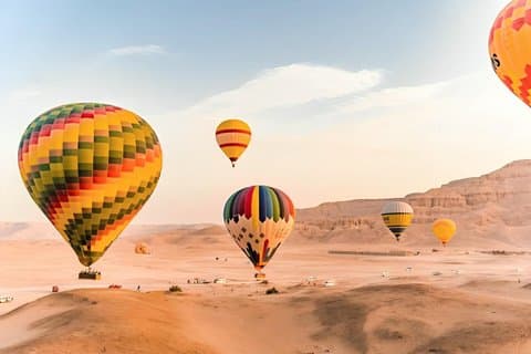 Hurghada 2 Day Luxor Tour com balão de hotel e passeio de barco