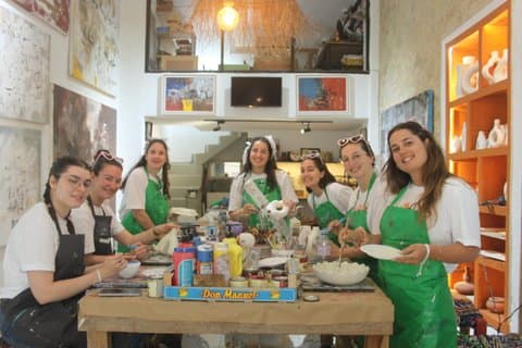 Tangier Ceramic Painting Workshop with Local Artist