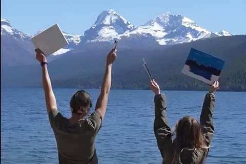 Private Glacier Hike and Paint Experience