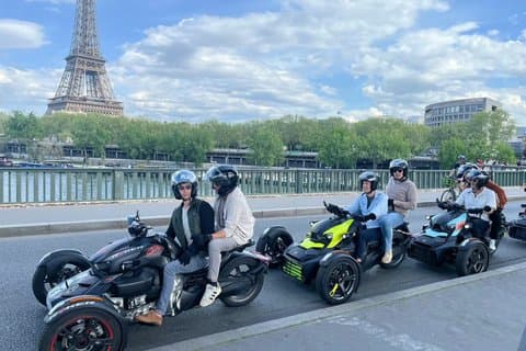 Visita París en un Can-Am Ryker de 3 ruedas