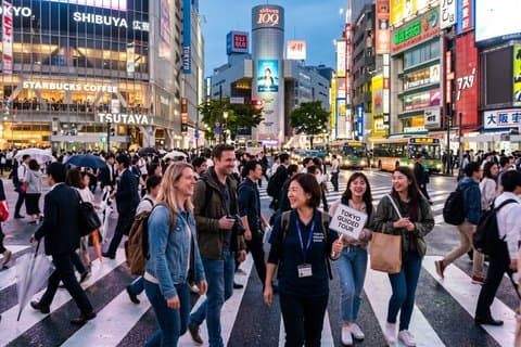 Tokyo Shibuya and Harajuku Highlights 2 Hour Guided Tour