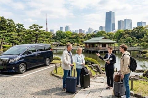 Tokyo 7 Hours Tour Licensed Guide and Vehicle NRT Airport Pick up