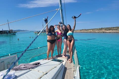 Private Sailing Cruise to Blue Lagoon-Holed Cave-Piso livadi